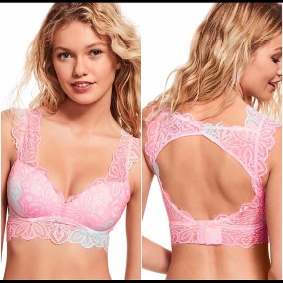 Victorias Secret Pink Date Push-Up Bralette Bra Victorias Secret Pink Date Push-Up Bralette Bra